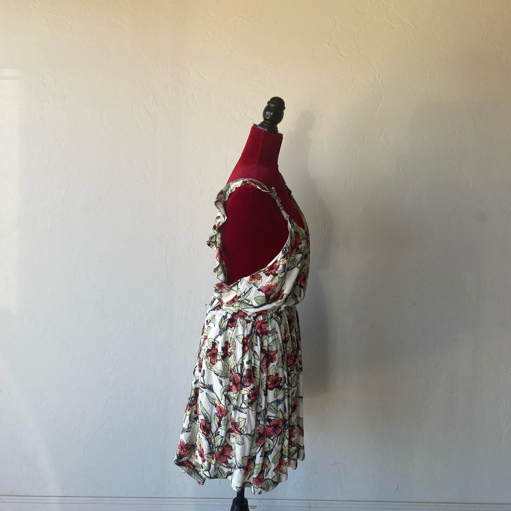 Free People Dear you floral mini dress L - Picture 4 of 7